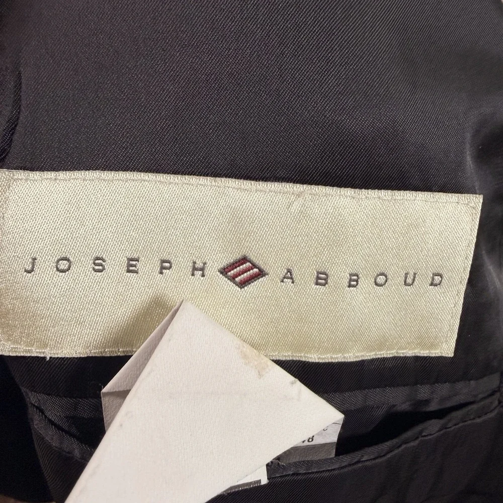 Joseph Abboud Men's Wool 2 Button Tuxedo Jacket Black USA 44L Blazer Jacket